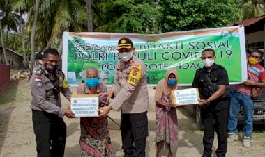 Peduli-Masyarakat-Terdampak-Covid-–-19,-Kapolres-Terjun-Langsung-Berikan-Bantuan-Sosial