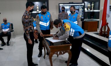 Seleksi-Penerimaan-Taruna-Akpol-dan-Tamtama-Polri-T.A.-2020,-Polda-NTT-Gelar-Penandatanganan-Pakta-Integritas