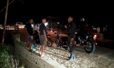 Hadapi-Adaptasi-Kebiasaan-Baru,-Anggota-Raimas-Lakukan-Peneguran-serta-Pembubaran-Dengan-Humanis