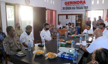 Cipta-Situasi-Aman-dan-Kondusif-Jelang-Pilkada-Serentak-2020,-Wakapolda-NTT-Kunjungi-Sekretariat-DPD-Gerindra-NTT