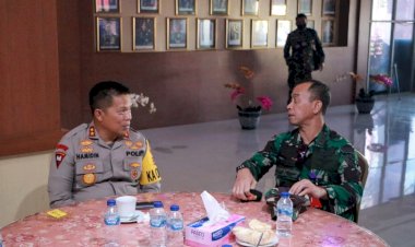 Tingkatkan-Sinergitas-TNI-Polri,-Kapolda-NTT-Terima-Kunjungan-Silaturahmi-Danlanud-El-Tari-Kupang