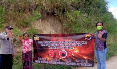 Bhabinkamtibmas-Polsek-Paga-Gencar-Sosialisasi-Karhutla-Pada-Warga-Desa-Binaan