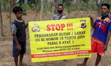 Sambangi-Warga-Dusun-Kloangbeit,-Bripka-Istanto-Ajak-Warga-Untuk-Tidak-Membakar-Hutan