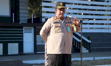 Pimpin-Apel-Pagi-Perdana,-Wakapolda-NTT-Minta-Anggota-Jaga-Kekompakan