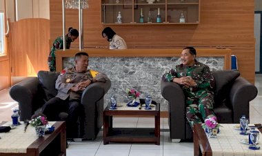 Silaturahmi-Kapolda-NTT-ke-Danlantamal-VII-Kupang-serta-Danlanud-Eltari-Kupang