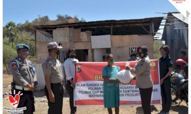 HUT-Polwan-Ke-72,-Polwan-Polres-Manggarai-Barat-Peduli-Warga-Terdampak-Covid-19