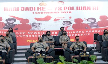 Polwan-Polda-NTT-Rayakan-Syukuran-Hari-Jadi-ke--72-Secara-Virtual-dan-Sederhana