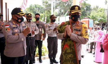 Polres-Malaka-Sambut-Kunjungan-Kerja-Perdana-Kapolda-NTT-dan-Ketua-Bhayangkari-Daerah-NTT