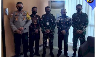 Menjaga-Soliditas-TNI-Polri,-Kapolres-Manggarai-Barat-Sambut-Kedatangan-Danrem-161/-Wirasakti