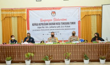 Kunjungi-KPUD-Manggarai,-Kapolda-NTT-:-Cepat-dan-Tepat-Dalam-Menangani-Setiap-Persoalan