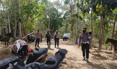 Bersama-22-Personel-Gabungan,-KBO-Narkoba-&-Kapolsek-Lamboya-Pimpin-Pengamanan-Kampanye/Pertemuan-Terbatas