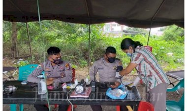 OMP-Turangga-2020,-Urkes-Polres-Manggarai-Barat-Secara-Berkala-Cek-Kesehatan-Personel-Pam-KPU-dan-Bawaslu