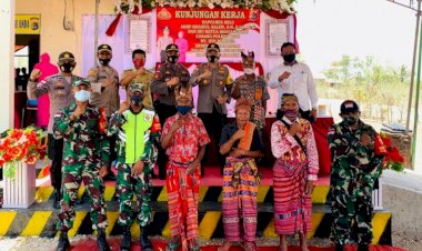 Kunker-Perdana-di-Polsek-Raimanuk,-Kapolres-Belu-Ajak-Semua-Pihak-Dukung-Polri-Jaga-Kamtibmas