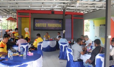 Jalin-Silaturahmi,-Kapolres-Ende-Gelar-Coffee-Morning-Bersama-Awak-Media