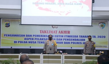 Wakapolda-NTT-Pimpin-Kegiatan-Taklimat-Akhir-Wasrik-Rutin-Itwasda-Polda-NTT-Tahap-II