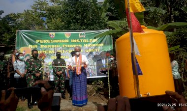 Dirbinmas-Polda-NTT-Hadiri-Peresmian-Instalasi-Air-Bersih-Pompa-Hidram-Korem161/Ws