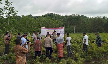 Wakapolres-TTU-Launching-Kampung-Tangguh-Ketahanan-Pangan-Nusantara-di-Desa-Lokomea