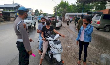 Tegagkkan-Prokes,-Personel-Gabungan-TNI-POLRI-dan-POLPP-Gelar-Ops-Yustisi