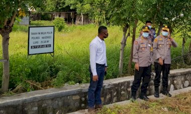 Irwasda-Polda-NTT-Cek-Lokasi-Tanah-Persiapan-Pembangunan-Mako-Polres-Nagekeo