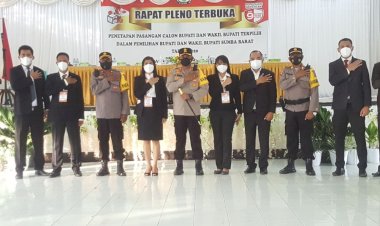 Rapat-Pleno-Terbuka-Penetapan-Paslon-Berlangsung-Damai,-Kapolres-Ucapkan-Terima-Kasih-Kepada-Masyarakat-Sumba-Barat