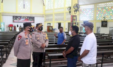 Jelang-Perayaan-Paskah-2021,-Kapolda-NTT-Cek-Pengamanan-Gereja-di-Kota-Kupang