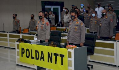 Kapolda-NTT-Hadiri-Launching-Bos-V2-Bersama-Korbinmas-Baharkam-Polri-Secara-Virtual-di-Mapolda-NTT