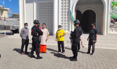 Beri-Imbauan-Prokes,-Personel-Satbrimobda-NTT-Sasar-Pasar-dan-Tempat-Ibadah