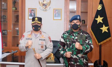 Kapolda-NTT-Terima-Kunjungan-Silaturahmi-Danlaud-El-Tari-Kupang-yang-Baru