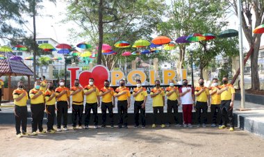 Kapolda-NTT-Meresmikan-Taman-Bhayangkara,-Ada-Spot-Foto-yang-Instagramable