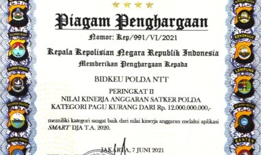 Bidkeu-Polda-NTT-Terima-Piagam-Penghargaan-dari-Kapolri