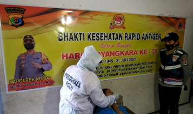Sambut-Hari-Bhayangkara-Ke-75,-Polres-Ngada-Gelar-Rapid-Antigen-Gratis