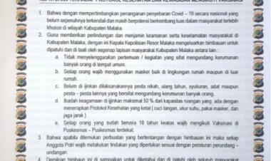 Berlakunya-PPKM-Mikro-Darurat,-Kapolres-Malaka-Keluarkan-Imbauan-Prokes-dan-Wajib-Vaksinasi