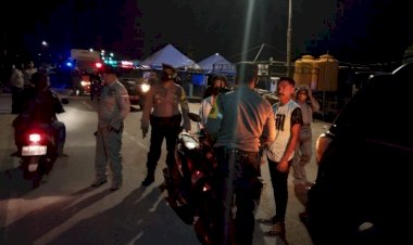 Patroli-Gabungan-Penerapan-Prokes-di-Wilkum-Polda-NTT,-Polisi-Berikan-Teguran-Keras-Pada-Warga-Yang-Melanggar