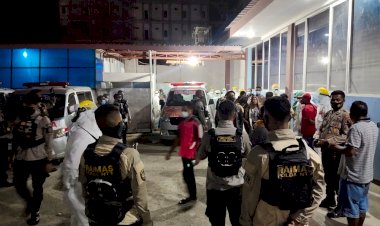 Cegah-Pengambilan-Paksa-Jenazah-Covid-19,-Tim-Patroli-Ditsamapta-Polda-NTT-Perketat-Pengamanan-Dua-Rumah-Sakit-di-Kota-Kupang