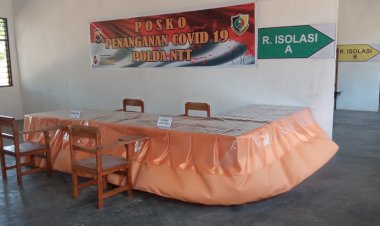 Satu-Barak-SPN-Polda-NTT-dijadikan-Salter-Isolasi-Mandiri-Pasien-Covid-19 -Kategori-Sedang