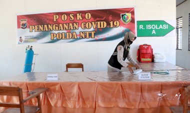 Polda-NTT-Siapkan-Shelter-Isolasi-Mandiri-di-SPN-Kupang