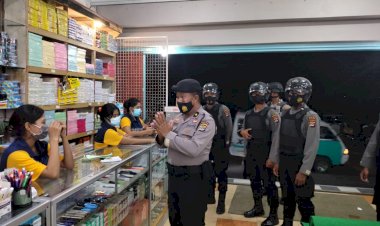 Diterapkannya-PPKM-Level-IV-di-Kota-Kupang,-Ditsamapta-Polda-NTT-Gencarkan-Patroli-malam