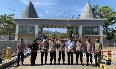 Cek-Penanganan-Covid-19-di-wilayah-Perbatasan,-Irwasda-Polda-NTT-Kunjungi-Kabupaten-Belu