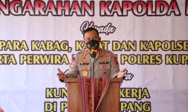 Kunker-Ke-Polres-Kupang,-Kapolda-NTT:-Jaga-Nama-Baik-Kesatuan-dan-Marwah-dari-Polri-Ini