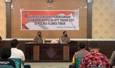 Birorena-Polda-NTT-Gelar-Supervisi-Perencanaan-Anggaran-dan-Capaian-Realisasi-Anggaran-TA.-2021--di-Polres-Flores-Timur