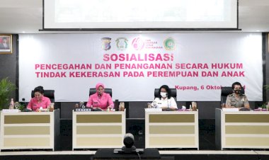 Sosialisasi-Pencegahan-dan-Penanganan-Hukum-Tindak-Kekerasan-pada-Perempuan-dan-Anak,-Bhayangkari-Daerah-NTT-Menghadirkan-Narasumber-Polwan