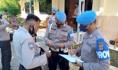 Minimalisir-Pelanggaran-Anggota,-Provost-Polda-NTT-Gelar-Operasi-Gaktiplin-di-Satker-Polda-NTT