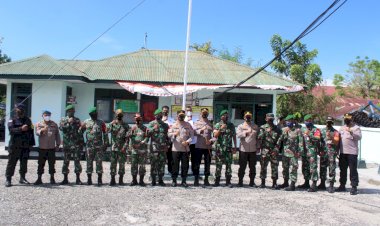 Keakraban-Terlihat-Saat-Kapolda-NTT-Menyapa-Para-Personel-Koramil-1601-05/Kota-Waingapu-Sumba-Timur