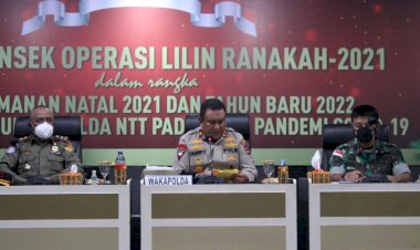 Pengamanan-Natal-dan-Tahun-Baru,-Wakapolda-NTT-Pimpin-Rakor-Lintas-Sektoral-Operasi-Lilin-Ranakah-2021