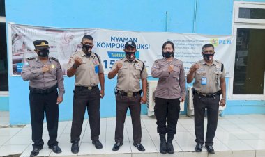 Beri-Penyuluhan-dan-Pembinaan,-Personel-Ditbinmas-Polda-NTT-Harap-Para-Satpam-Tetap-Menegakan-Prokes-di-Lingkungan-Tempat-Tugasnya