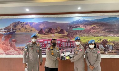 Tuntaskan-Misi-Perdamaian-Dunia-di-Darfur,-Tiga-Anggota-Ini-Disambut-Wakapolda-NTT