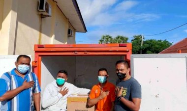 Jamin-Keamanan-dan-Kelancaran,-Anggota-Satgas-Deteksi-Ops-Aman-Nusa-II-Polda-NTT-Lakukanan-Pengamanan-Proses-Distribusi-Vaksin-Covid-19