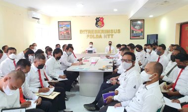 Sosialisasi-Perkap-Nomor-2-Tahun-2022,-Dirreskrimsus-Polda-NTT:Anggota-Melanggar-Akan-Ditindak-Tegas