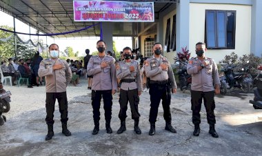 Ibadah-Perayaan-Paskah-di-Gereja,-Ratusan-Personel-Satgas-Ops-Semana-Santa-Turangga-2022-Lakukan-Pengamanan-Secara-Ketat