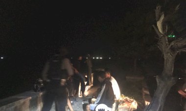 Patroli-Dini-Hari,-Personel-Raimas-Ditsamapta-Polda-NTT-Bubarkan-Warga-yang-Pesta-Miras